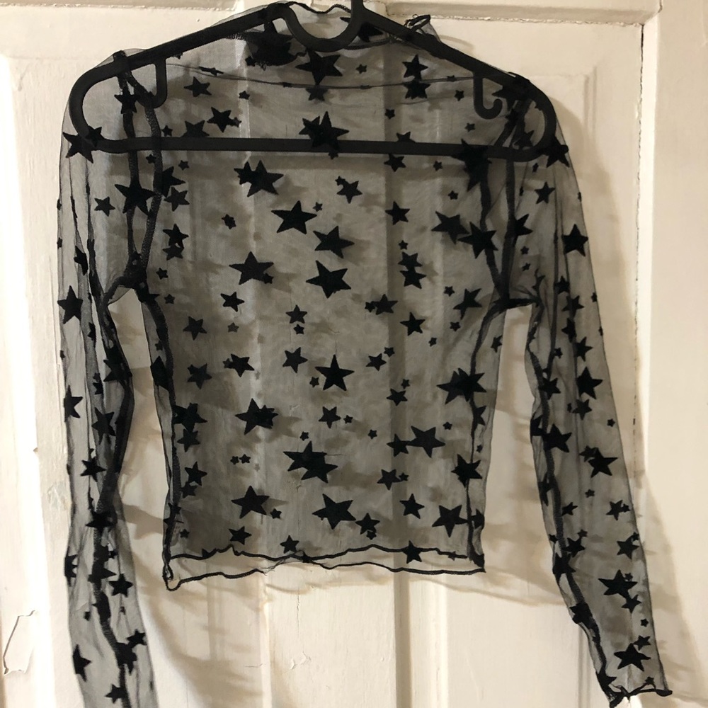 Princess Polly sheer mesh top